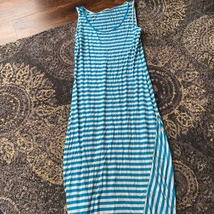 Striped maxi dress